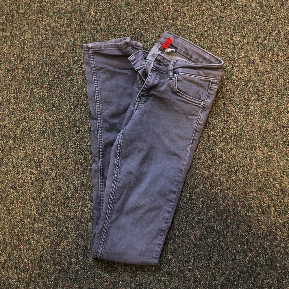 H&M Gray High-Waisted Jeggings